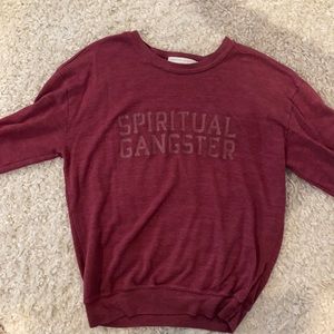 Spiritual gangster long sleeve tee